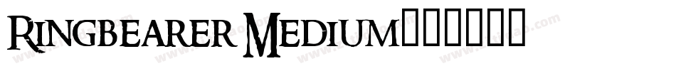 Ringbearer Medium字体转换